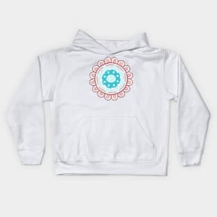 mandala Clamber Paint Kids Hoodie